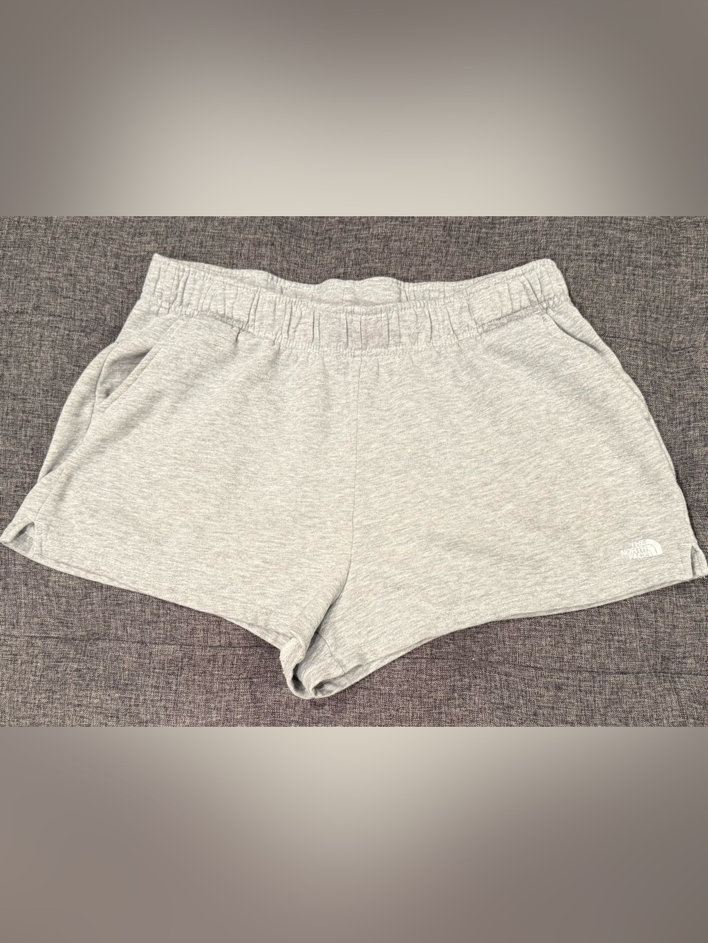 The North Face Women's Heather Light Gray Athletic Shorts